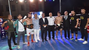 EĞİRDİR'DE NEFES KESEN KİCK BOKS GECESİ.