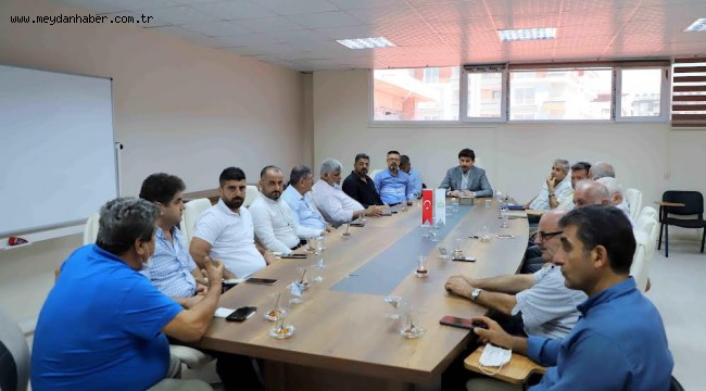 GENEL MÜDÜR POLAT, DEFNE MUHTARLARINI AĞIRLADI