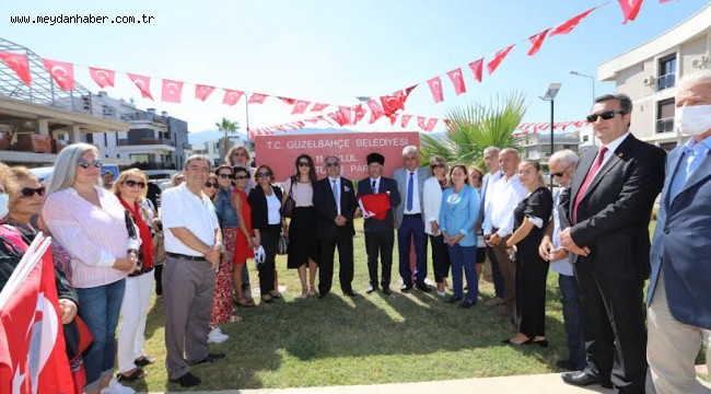 Güzelbahçe 11 Eylül Kurtuluş Parkı Açıldı
