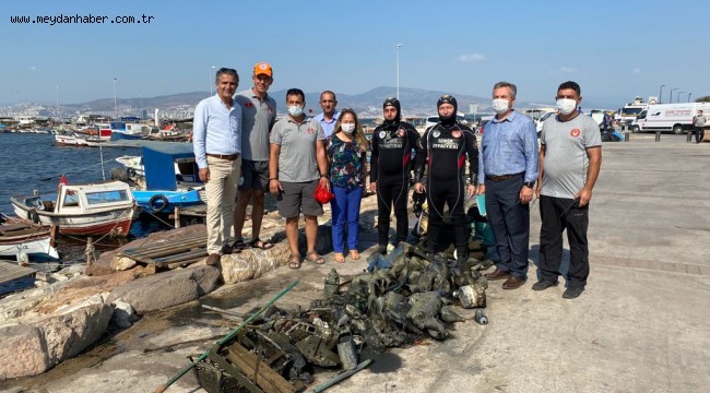 İnciraltı'nda temizlik seferberliği