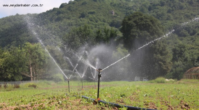 KAPALI SULAMA SİSTEMİ İLE TOPRAKTA VERİM ARTIYOR