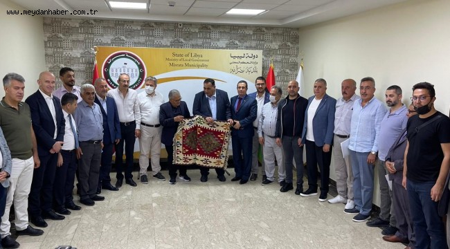 'KARDEŞ ŞEHİR' BAŞKANLARI LİBYA'DA BULUŞTU