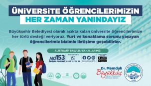 KAYSERİ BÜYÜKŞEHİR, HİÇBİR ÜNİVERSİTE ÖĞRENCİSİNİ YALNIZ BIRAKMIYOR