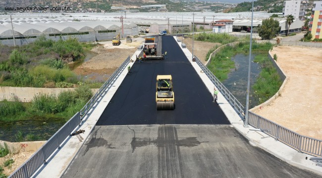 MERSİN BÜYÜKŞEHİR, LAMOS KÖPRÜSÜ'NDE SON DOKUNUŞLARI YAPIYOR