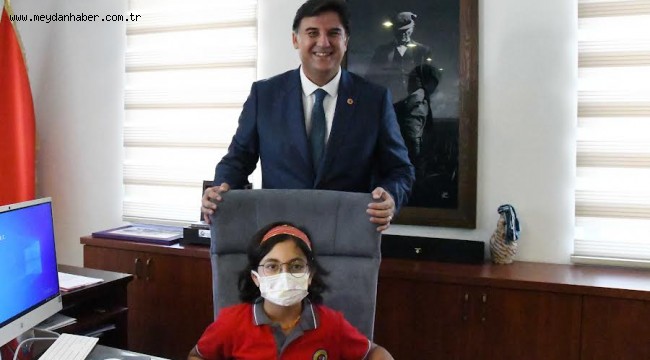 Öğrencilerden Karaca'ya İlköğretim Haftası Ziyareti