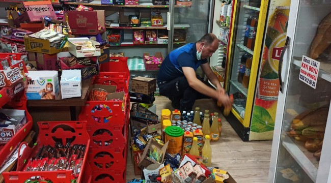 TARİHİ GEÇMİŞ GIDA ÜRÜNLERİNE EL KONULARAK İMHA EDİLDİ