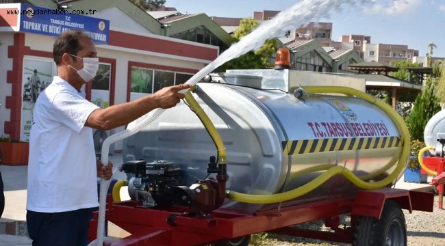 TARSUS BELEDİYESİ'NDEN ORMAN YANGINLARINI ÖNLEME ÇALIŞMALARINA BÜYÜK DESTEK