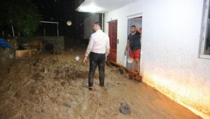 Trabzon'da sağanak su baskınlarına sebep oldu