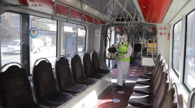 ULAŞIM A.Ş. TOPLU TAŞIMA ARAÇLARINA 100 BİN KEZ DEZENFEKTE YAPTI
