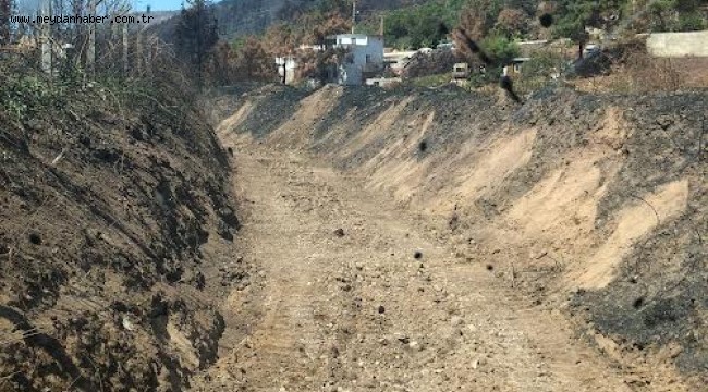 Yangın Sonrasında Dereler Temizleniyor