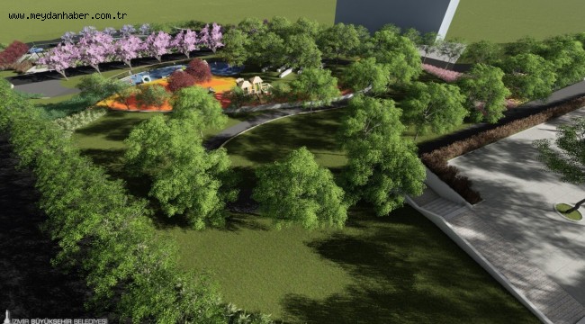  Yeşil alan da var, futbol sahası da