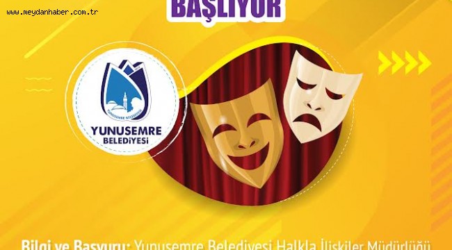 YUNUSEMRE'DEN YETİŞKİNLER İÇİN TİYATRO KURSU
