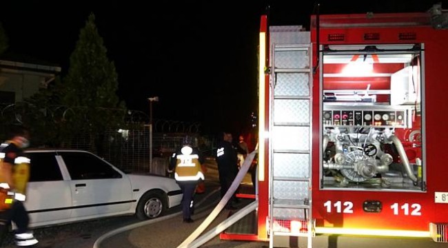 Yurtta kalmak istemeyen genç odasını ateşe verdi