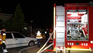 Yurtta kalmak istemeyen genç odasını ateşe verdi