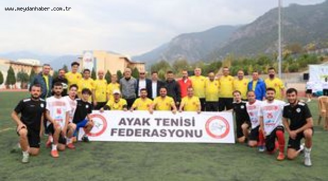 AYAK TENİSİNDE ŞAMPİYON PAMUKKALE'DE BELİRLENDİ