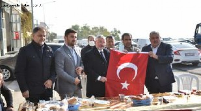 Başkan Aşgın sanayi esnafıyla bir araya geldi