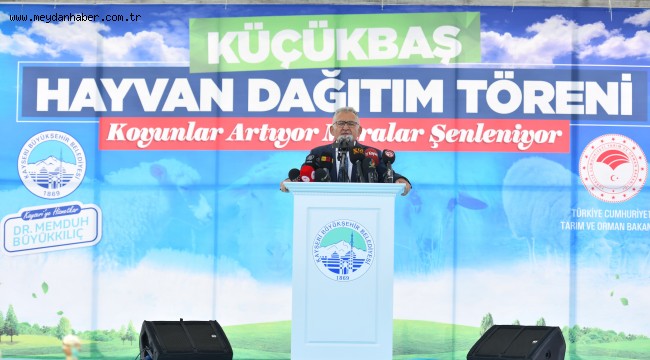 BAŞKAN BÜYÜKKILIÇ'TAN "3 BİN KÜÇÜKBAŞ" MÜJDESİ
