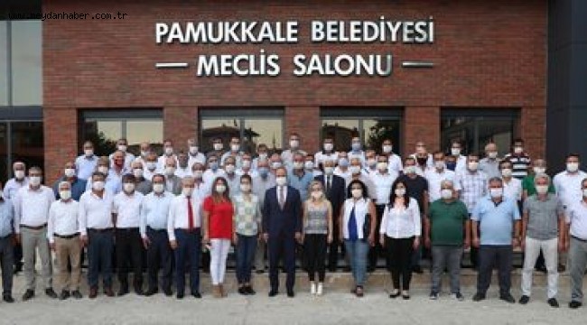 BAŞKAN ÖRKİ; "MUHTARLAR BİZİM İÇİN ÇOK KIYMETLİ"