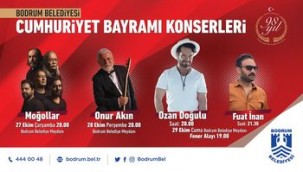 BODRUM BELEDİYESİ, 98.YIL COŞKUSUNU MEYDANLARA TAŞIYOR