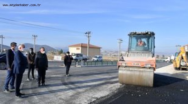 Bulvarda çalışmalar tamamlandı