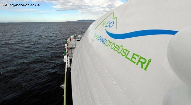 Bursa'da deniz otobüslerinin bazı seferleri iptal edildi