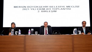 BÜYÜKŞEHİR BELEDİYE MECLİSİ'NİN EKİM AYI İKİNCİ BİRLEŞİMİ YAPILDI BAŞKAN SEÇER, POLİPROPİLEN TESİSİNİN MAHKEME SÜRECİNİ VE KONTEYNER LİMANI'NIN MERSİN İÇİN ÖNEMİNİ DEĞERLENDİRDİ