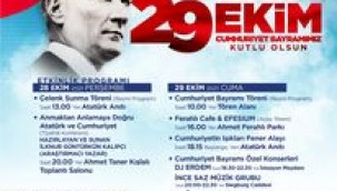 CUMHURİYETİN IŞIKLARI EFES SELÇUK SOKAKLARINDA EFES SELÇUK'TA CUMHURİYET COŞKUSU ÇOCUK KORTEJİ İLE YAŞANACAK