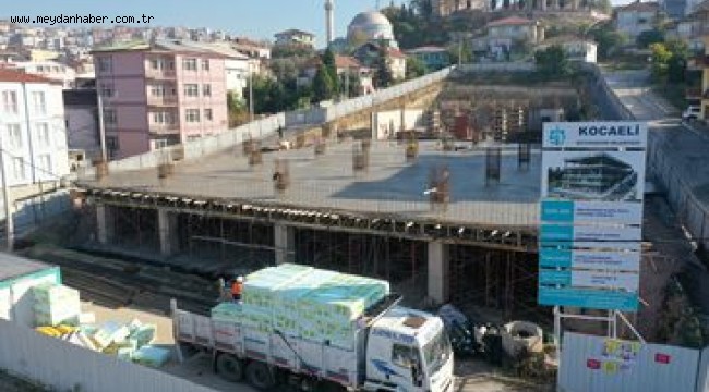 Dilovası katlı otoparkı yükseliyor