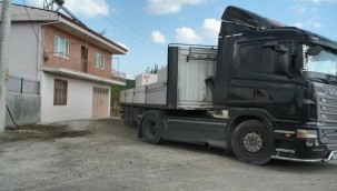 Evler depremden değil mermer yüklü tırlardan çatladı