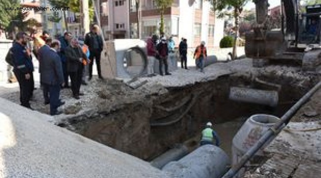 Gülabibey'de altyapı çalışmaları tüm hızıyla devam ediyor