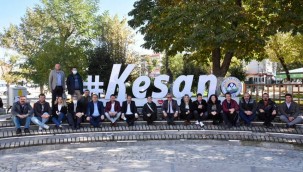 Helvacıoğlu, 21 Ekim Dünya Gazeteciler Günü'nde Keşanlı Gazetecilerle buluştu