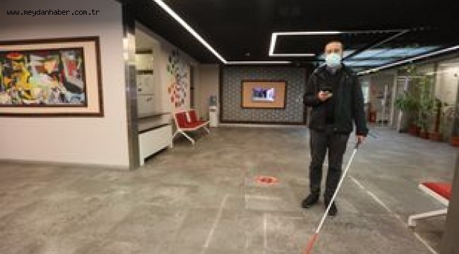 İBB TARİHİNDE BİR İLK: GÖRME ENGELLİLER KAYS İLE RAHATÇA GEZEBİLECEK