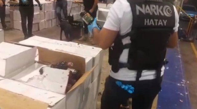 İskenderun Limanı'nda 200 kilogram uyuşturucu hap ele geçirildi
