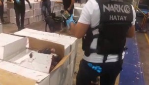 İskenderun Limanı'nda 200 kilogram uyuşturucu hap ele geçirildi