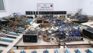 İzmir'de kripto para madenciliği operasyonu: 2 gözaltı