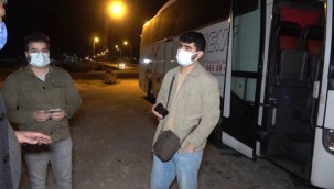 Karantinayı ihlal etti, yolcu otobüsünde yakalandı