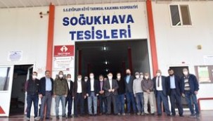 MİLLETVEKİLİ MEHMET UĞUR GÖKGÖZ EĞİRDİR'DE SOĞUK HAVA DEPOLARINI GEZDİ.