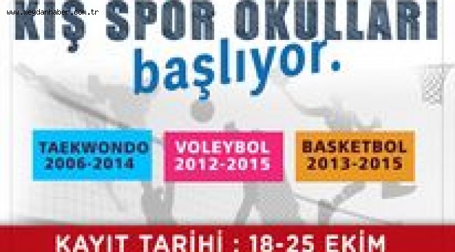 Odunpazarı'nda Kış Spor Okulları Başlıyor