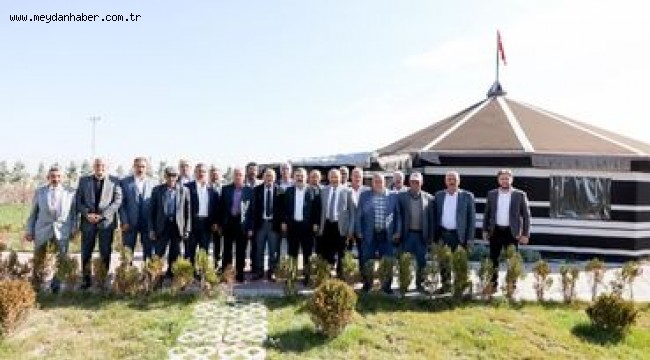 SİNCAN BELEDİYE BAŞKANI MURAT ERCAN EKO ÇİFTLİK'TE MUHTARLARLA BİRARAYA GELDİ