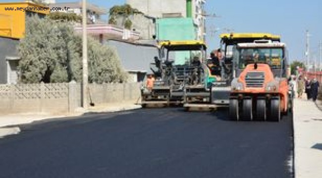 TARSUS GAZİPAŞA MAHALLESİ'NİN BİR CADDESİ DAHA BÜYÜKŞEHİR TARAFINDAN ASFALTLANDI