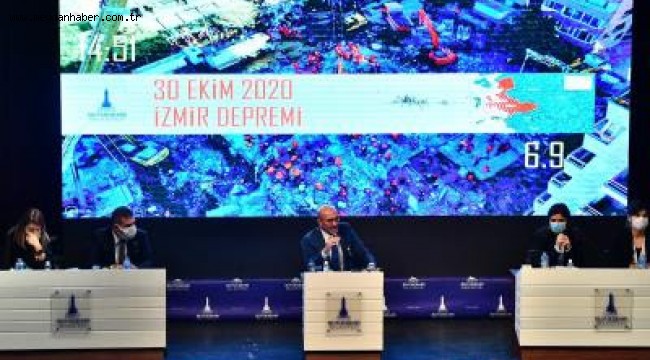 Türkiye'nin en kapsamlı deprem araştırmaları ve risk azaltma projeleri hayata geçiriliyor Depremin yıl dönümünde Başkan Tunç Soyer'den durum raporu