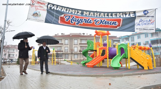 15 Temmuz'un kahraman gazisinin adını taşıyan park açılışa hazır