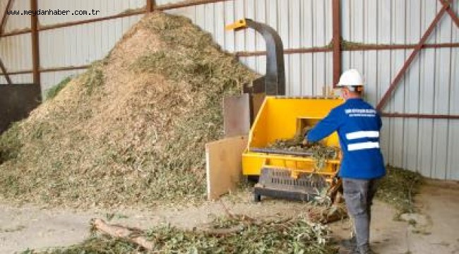 Ayda 20 ton gübre üretiliyor Büyükşehir bitki atıklarını da ekonomiye kazandırıyor