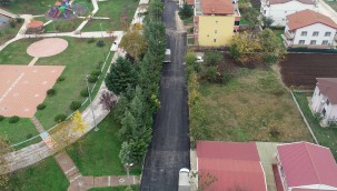 Başiskele Cevizlik Caddesi asfaltlandı