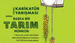 "Başka Bir Tarım Mümkün" temalı ulusal karikatür yarışması için başvurular başladı