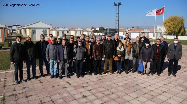 Başkan Kurt Güvercin Köy'ü ziyaret etti