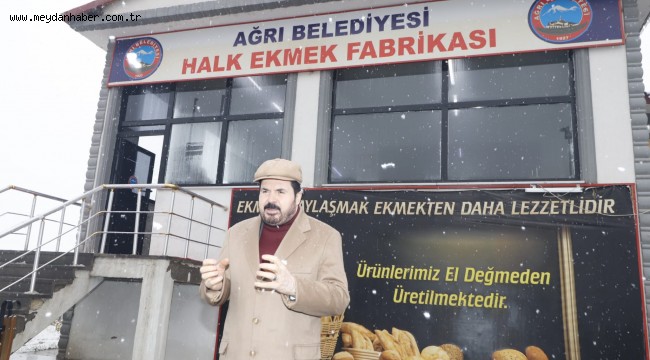 Başkan Sayan Açıkladı. Türkiye'nin en ucuz ekmek fiyatı Ağrı'da