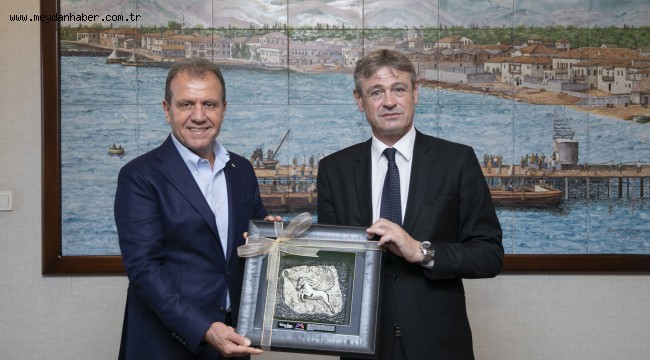 BAŞKAN SEÇER, İSVİÇRE'NİN ANKARA BÜYÜKELÇİSİ RUCH İLE BİR ARAYA GELDİ