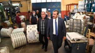 Başkan Soner Çetin'den işyeri ziyaretleri