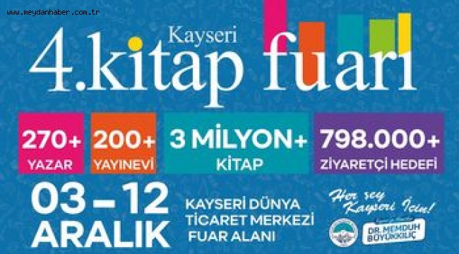 BÜYÜKŞEHİR 4. KİTAP FUARI, KİTAPSEVERLERLE BULUŞUYOR